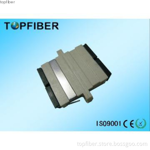 Fiber optic SC/PC SM Simplex adapter
